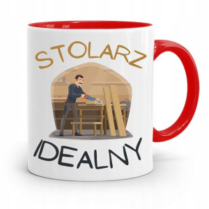 Kubek Czerwony Dla Stolarza Stolarz Idealny