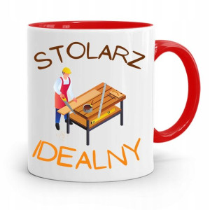 Kubek Czerwony Dla Stolarza Stolarz Idealny