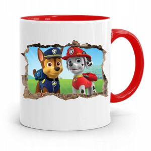 Kubek Czerwony Dla Syna Córki Dziecka Psi Patrol