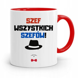 Kubek Czerwony Dla Szefa Szef Wszystkich Szefów
