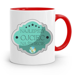 Kubek Czerwony Dla Taty Ojca Najlepszy Ojciec