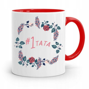 Kubek Czerwony Dla Taty Ojca Numer 1 Tata Prezent