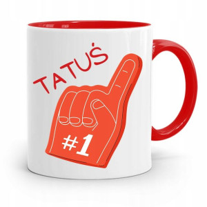 Kubek Czerwony Dla Taty Ojca Tatuś #1
