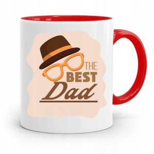 Kubek Czerwony Dla Taty Ojca The Best Dad Prezent