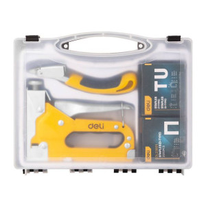 Zszywacz Tapicerski Deli Tools Edl238105 + 6000 Zszywek