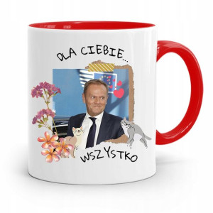 Kubek Czerwony Donald Tusk Po Platforma Prezent