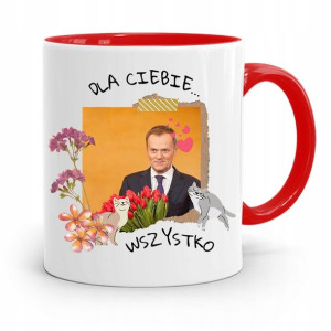 Kubek Czerwony Donald Tusk Po Platforma Prezent