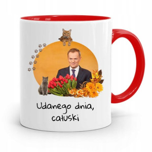 Kubek Czerwony Donald Tusk Po Platforma Prezent