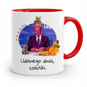 Kubek Czerwony Donald Tusk Po Platforma Prezent