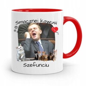 Kubek Czerwony Donald Tusk Po Platforma Prezent