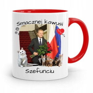 Kubek Czerwony Donald Tusk Po Platforma Prezent