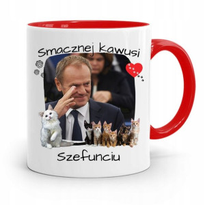 Kubek Czerwony Donald Tusk Po Platforma Prezent
