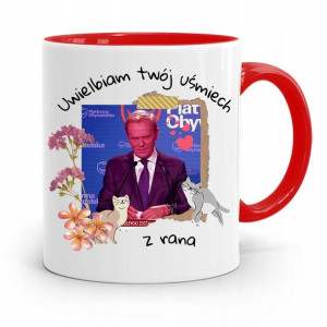 Kubek Czerwony Donald Tusk Po Platforma Prezent