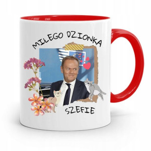 Kubek Czerwony Donald Tusk Po Platforma Prezent