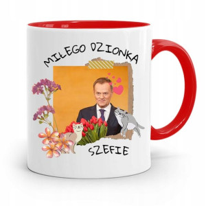 Kubek Czerwony Donald Tusk Po Platforma Prezent