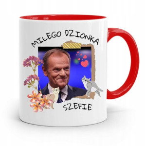Kubek Czerwony Donald Tusk Po Platforma Prezent