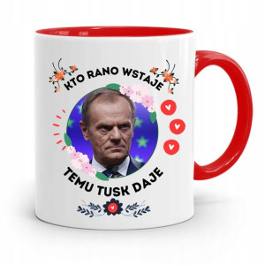 Kubek Czerwony Donald Tusk Po Platforma Prezent