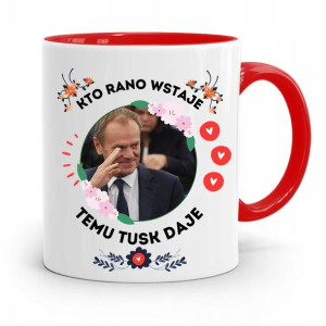Kubek Czerwony Donald Tusk Po Platforma Prezent