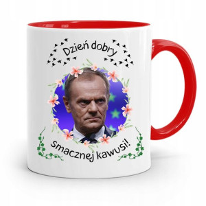 Kubek Czerwony Donald Tusk Po Platforma Prezent
