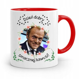 Kubek Czerwony Donald Tusk Po Platforma Prezent