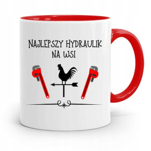 Kubek Czerwony Hydraulika Najlepszy Na Wsi