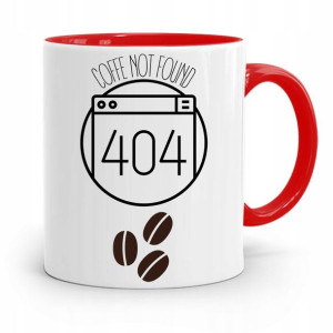 Kubek Czerwony Informatyka Programisty 404 Error