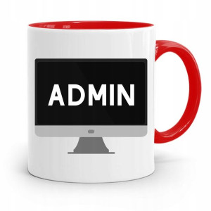 Kubek Czerwony Informatyka Programisty Admin