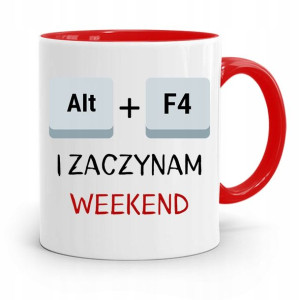 Kubek Czerwony Informatyka Programisty Alt + F4