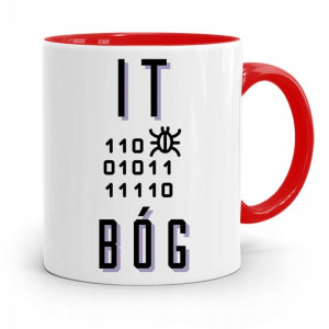 Kubek Czerwony Informatyka Programisty It Bóg