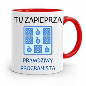 Kubek Czerwony Informatyka Programisty Prezent