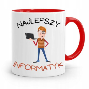 Kubek Czerwony Informatyka Programisty Prezent