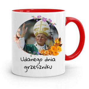 Kubek Czerwony Jan Paweł Ii Papaj Grzeszniku