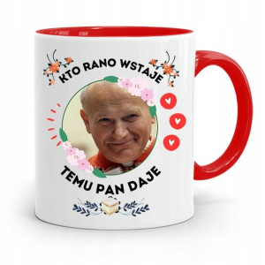 Kubek Czerwony Jan Paweł Ii Papaj Temu Pan Daje
