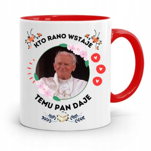 Kubek Czerwony Jan Paweł Ii Papaj Temu Pan Daje