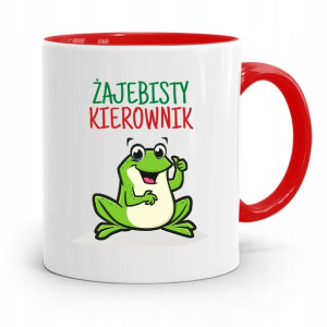 Kubek Czerwony Kierownika Żajebisity Kierownik
