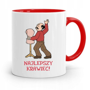 Kubek Czerwony Krawca Krawcowej Najlepszy Krawiec