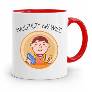 Kubek Czerwony Krawca Krawcowej Najlepszy Krawiec