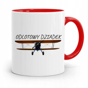 Kubek Czerwony Na Dzień Dziadka Odlotowy Dziadek