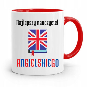 Kubek Czerwony Na Dzień Nauczyciela Angielskiego