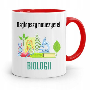 Kubek Czerwony Na Dzień Nauczyciela Biologi