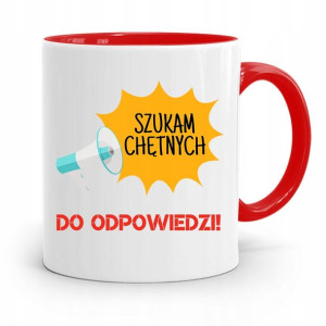 Kubek Czerwony Na Dzień Nauczyciela Brak Chętnych