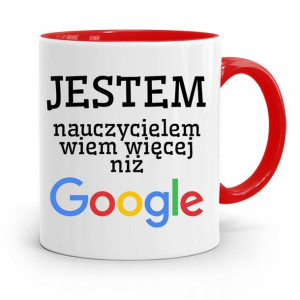 Kubek Czerwony Na Dzień Nauczyciela Google