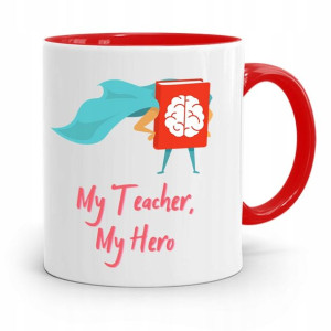 Kubek Czerwony Na Dzień Nauczyciela My Teacher