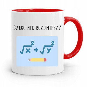 Kubek Czerwony Na Dzień Nauczyciela Nie Rozumiesz?