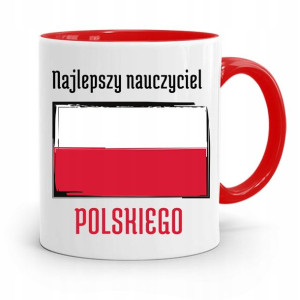 Kubek Czerwony Na Dzień Nauczyciela Polskiego