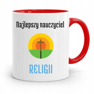 Kubek Czerwony Na Dzień Nauczyciela Religii