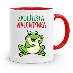 Kubek Czerwony Na Walentynki Żajebista Walentynka
