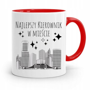 Kubek Czerwony Najlepszy Kierownik W Mieście