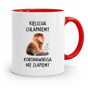 Kubek Czerwony Nosacz Janusz Kielicha Chlapniemy