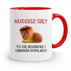 Kubek Czerwony Nosacz Janusz Nudzisz Sie Prezent